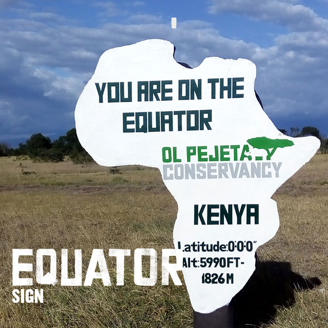 Equator Sign