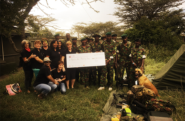 Ol Pejeta's Anti- Poaching Unit Receives New Equipment From SAWA