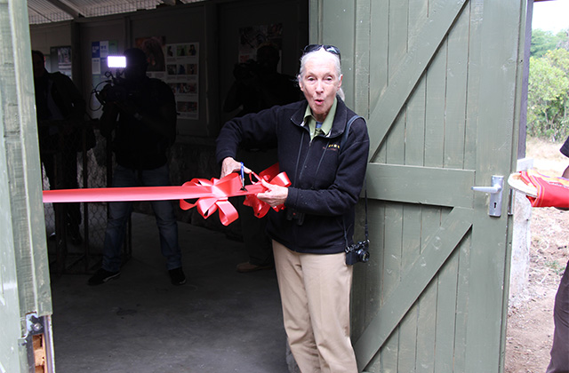 Dr. Jane Goodall and KWS Director General visit Sweetwaters