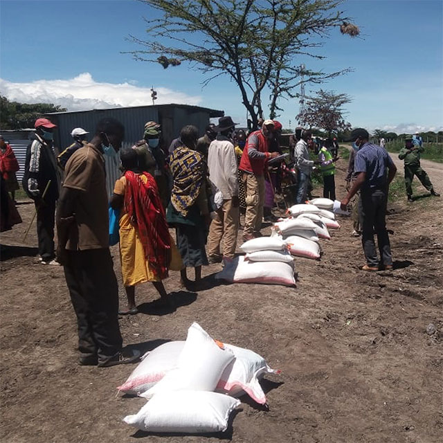 MKWE Residents Club Together to Support Food Security for Local Communities
